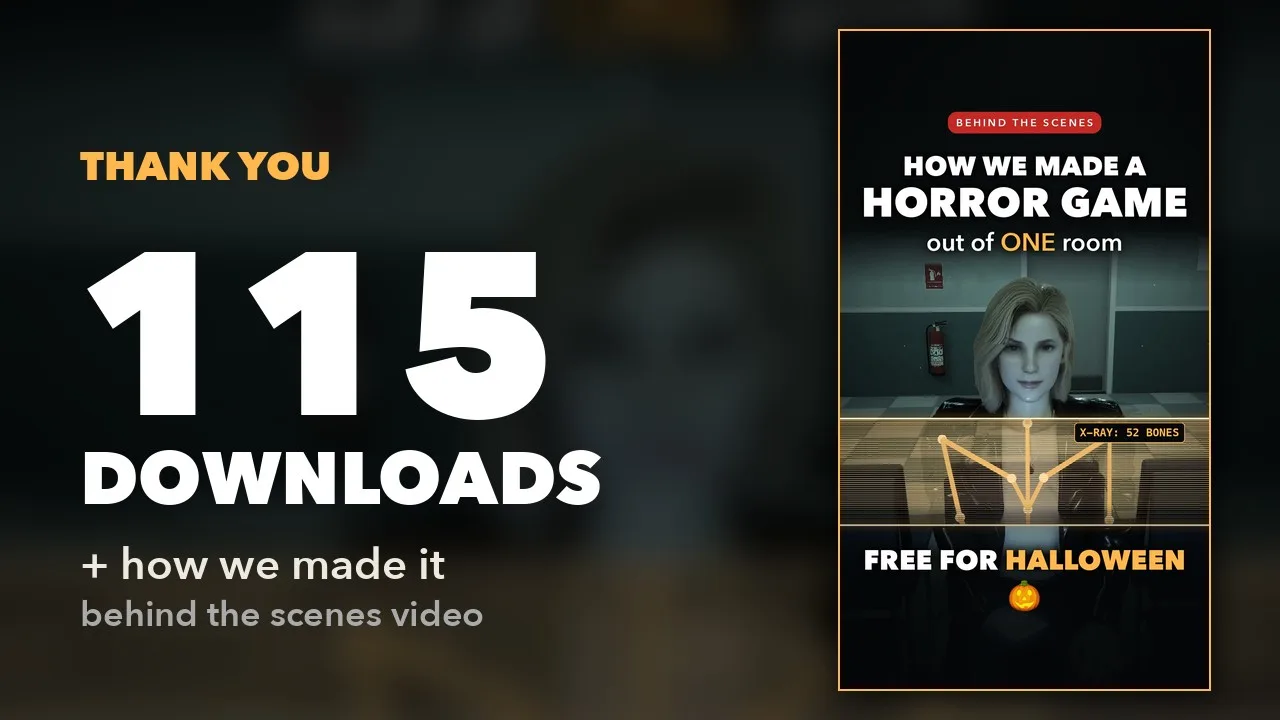 Thank you, 115 downloads, plus how we made it